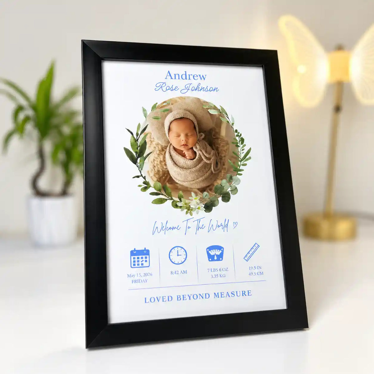 Welcome Baby Frame